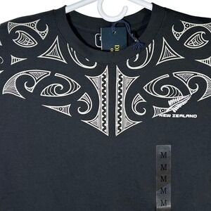 Design Apparel Mens Tribal Design Tonal Tattoo Adults Tee Black Size Medium New